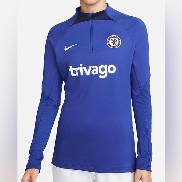 NWT [XL] Nike x Chelsea FC Long Sleeve Training Jersey - Picture 5 of 11
